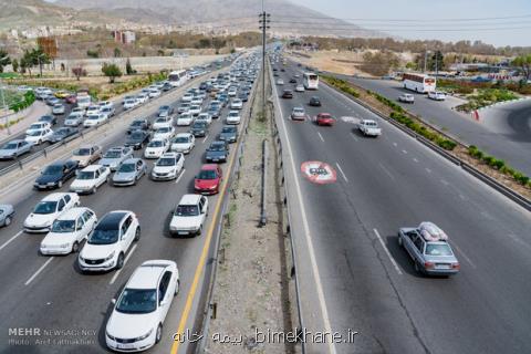 ترافیك نیمه سنگین در ورودی و خروجی های تهران