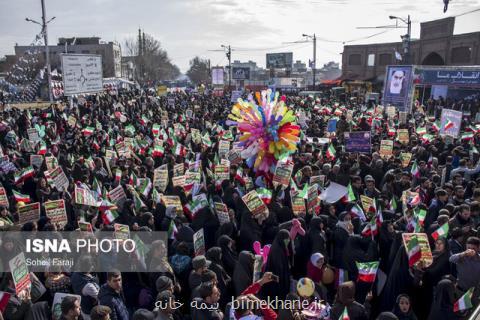 برنامه های شهرداری تهران در دهه فجر، اعلام مسیرهای دوازده گانه راهپیمایی 22 بهمن