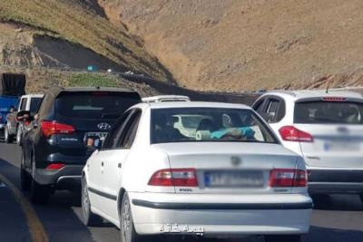 ترافیك نیمه سنگین و پرحجم در ورودی های شرقی تهران